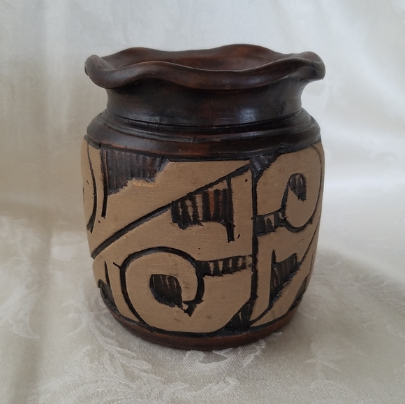 Accents Handmade Pottery Pot Vase Made In Brazil Poshmark
